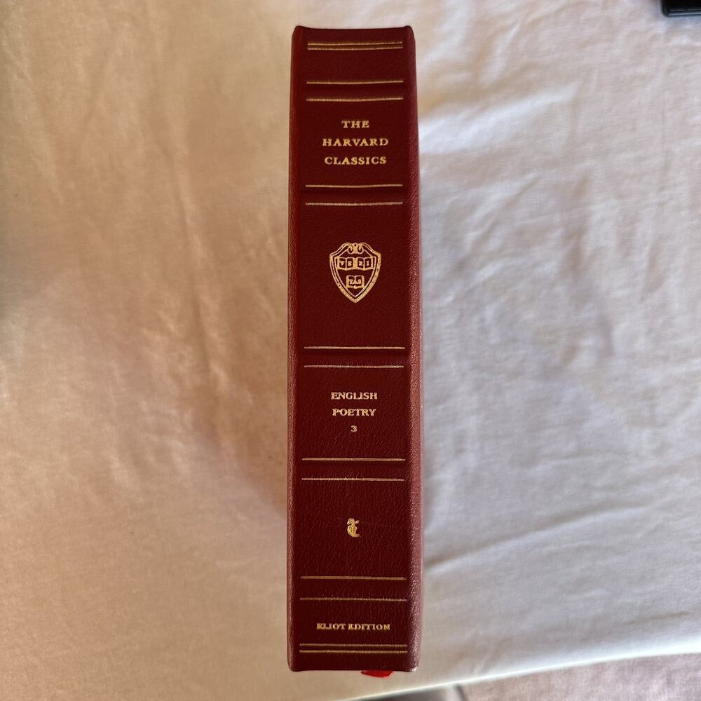 Easton Press Harvard Classics English Poetry Volume 3 Millennium Ed, Vol 42 Gold